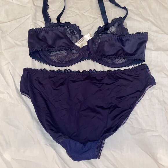 Primadonna Madison Matching Navy set - Picture 2 of 2